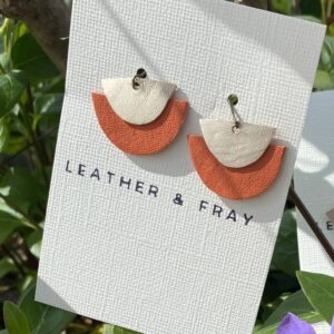 Sunburst Orange & White