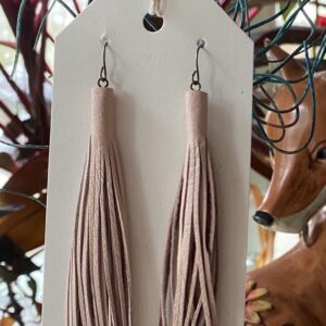 Fringe Leather Tan